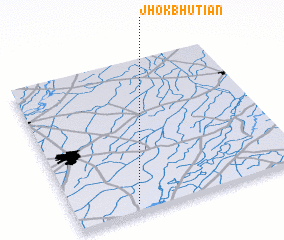 3d view of Jhok Bhutiān