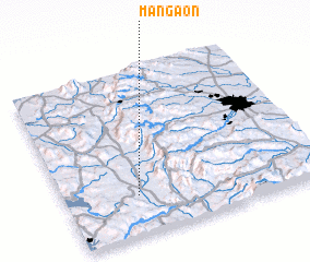 3d view of Māngaon