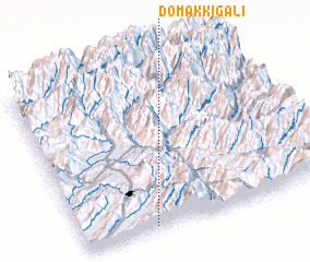 3d view of Domak Ki Gali