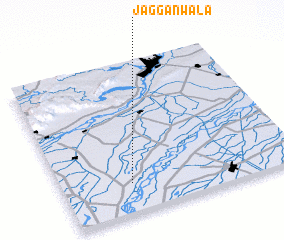 3d view of Jaggānwāla
