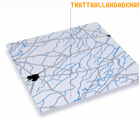 3d view of Thatta Allahdād Khān