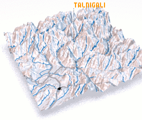 3d view of Talni Gali