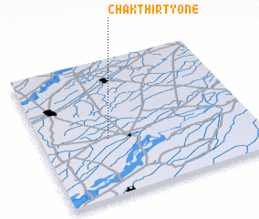 3d view of Chak Thirty-one