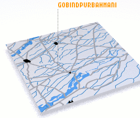 3d view of Gobindpur Bahmani