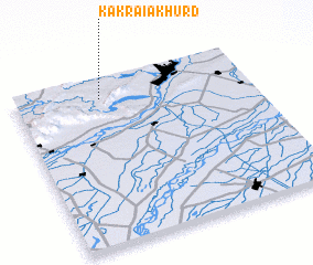 3d view of Kakrāia Khurd