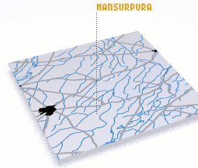 3d view of Mansūrpura