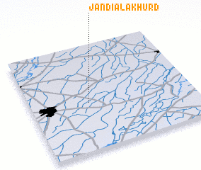 3d view of Jandiāla Khurd