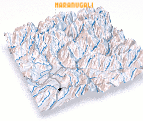 3d view of Marānu Gali