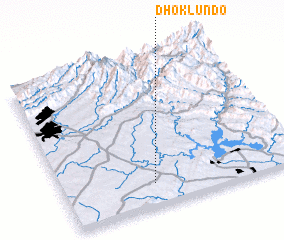 3d view of Dhok Lundo