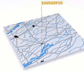 3d view of Bahrāmpur