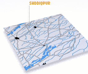 3d view of Saddīqpur