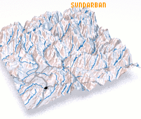 3d view of Sundar Ban