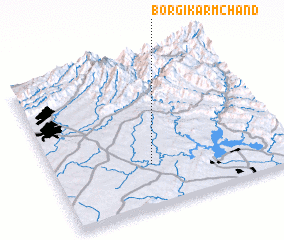 3d view of Borgi Karm Chand