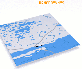 3d view of Kamennyy Mys