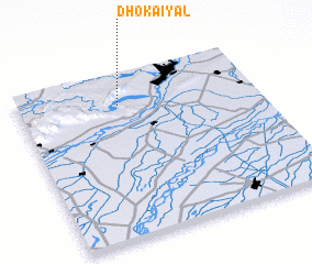 3d view of Dhok Aiyāl