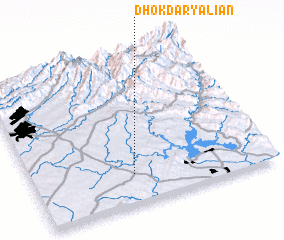 3d view of Dhok Daryāliān