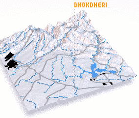 3d view of Dhok Dheri