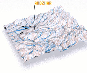 3d view of Ak-Dzhar