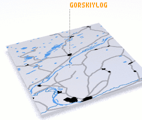 3d view of Gorskiy Log