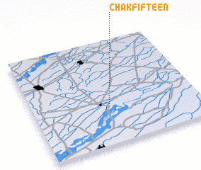 3d view of Chak Fifteen