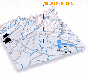 3d view of Malot Pakhrāl