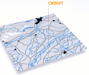 3d view of Chiniot