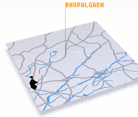 3d view of Bhopālgarh