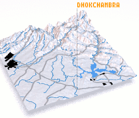 3d view of Dhok Chambra