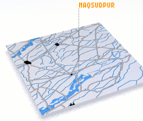 3d view of Maqsūdpur