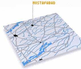 3d view of Mustafābād