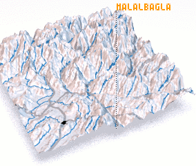 3d view of Malāl Bagla