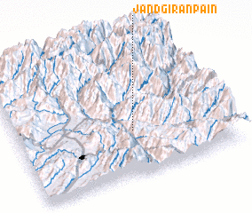 3d view of Jandgirān Pāīn