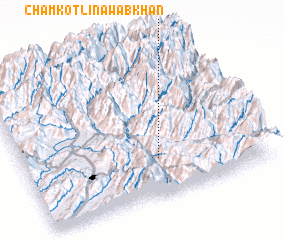 3d view of Chamkotli Nawāb Khān