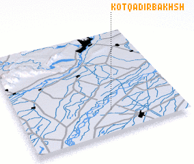 3d view of Kot Qādir Bakhsh