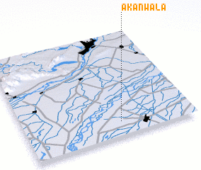 3d view of Akanwāla