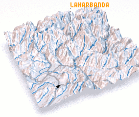 3d view of Lahar Bānda