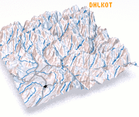 3d view of Dhlkot