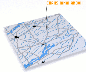 3d view of Chāh Shāmā Kamboh