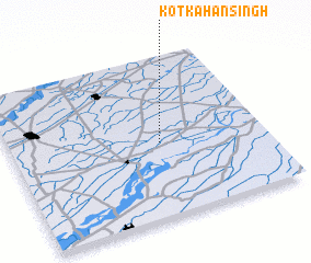 3d view of Kot Kāhan Singh