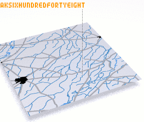 3d view of Chak Six Hundred Forty-eight