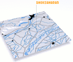 3d view of Dhok Sahārān