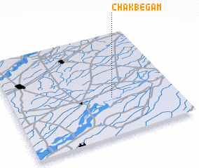 3d view of Chak Begam