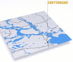 3d view of Saryshagan