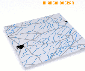 3d view of Khāngāh Dogrān
