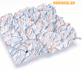 3d view of Maira Kalān