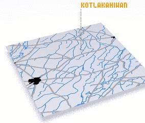 3d view of Kotla Kahiwān