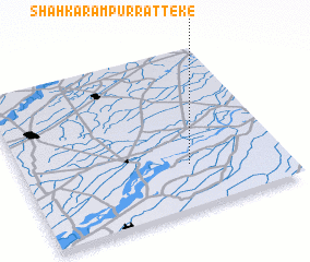 3d view of Shāh Karampur Ratteke