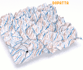 3d view of Dopatta