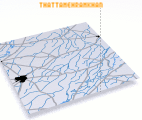 3d view of Thatta Mehram Khān