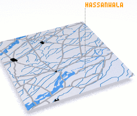 3d view of Hassanwāla